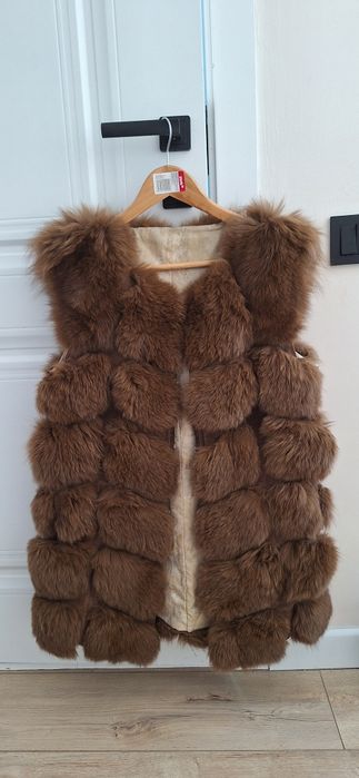 Шуба норка безрукавка