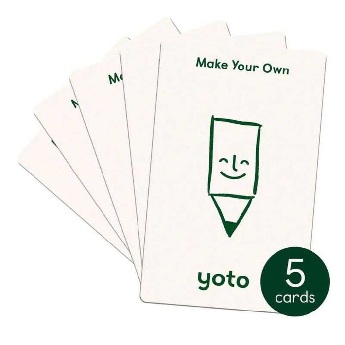Yoto Mini Player 2024 si un set de 5 carduri Make Your Own, nou, sigilat