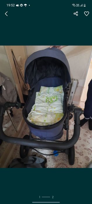 Продам коляску новую, зима и лето