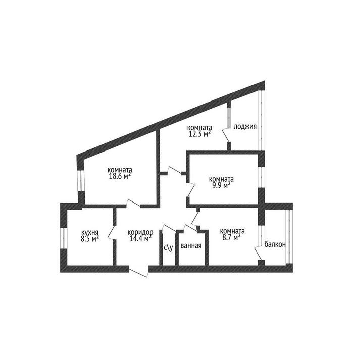 Продам 4 ком кв 8 мкр