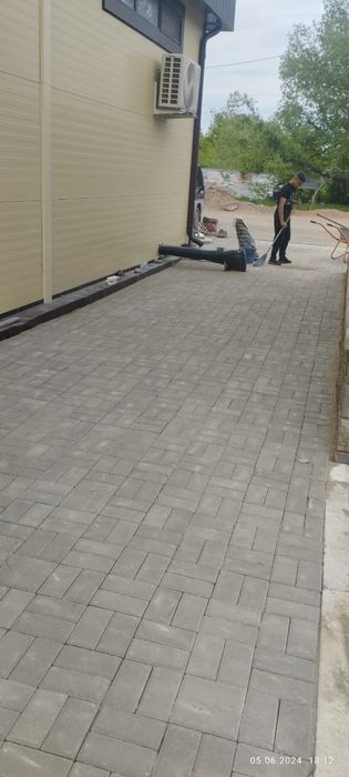 Профессиональная  укладка брусчатки!!!