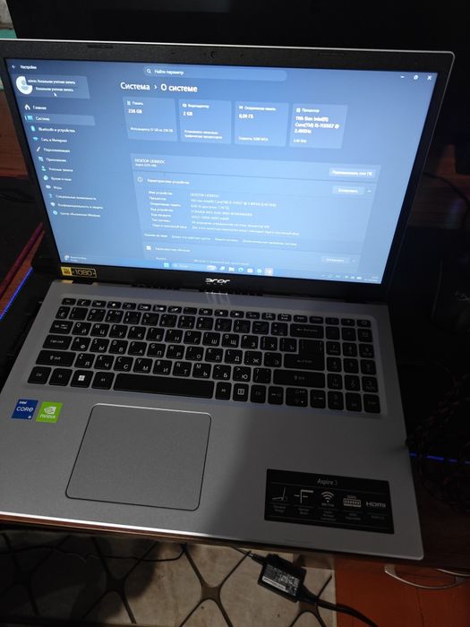 Ноутбук Acer aspire 3