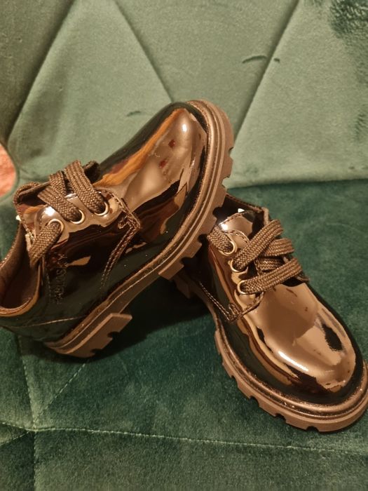 Pantofi fetita din piele naturala