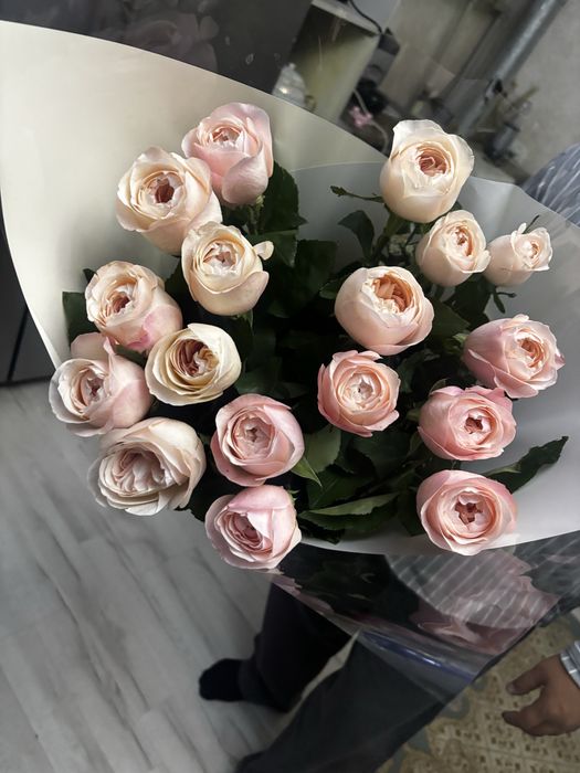 Цветы букет розы 17