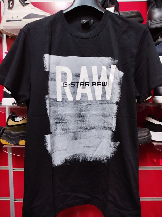 Оригинална тениска G-Star Raw Graphic 18 M , L нова мъжка черна
