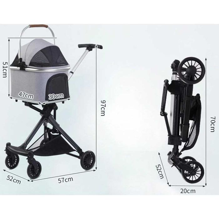 Количка за домашни любимци, различни модели за куче или котка