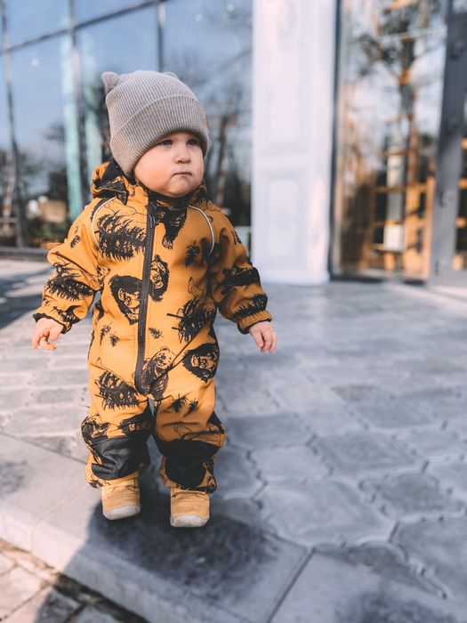 Демисезонный комбинезон софтшелл name it, размер 86 + 6