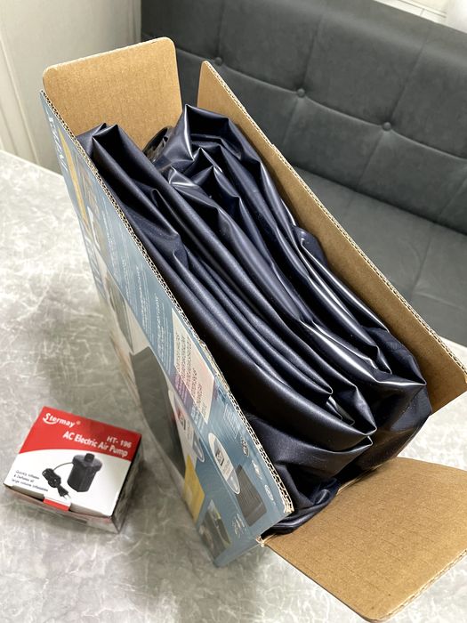 Надувной матрас Intex Dura-Beam + электрический насос