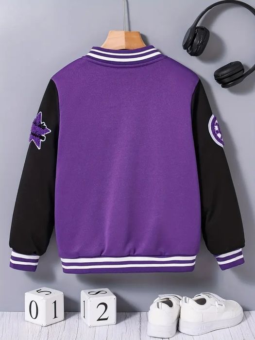 Куртка (кофта) бомбер для девочки