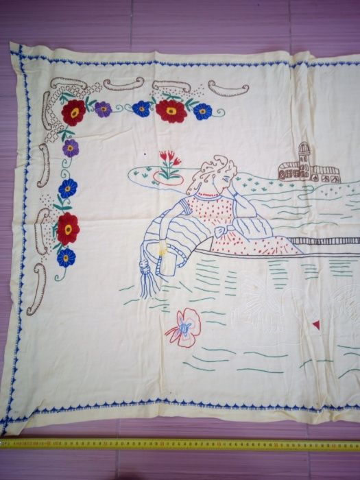 Стар ковьор ръчна бродерия