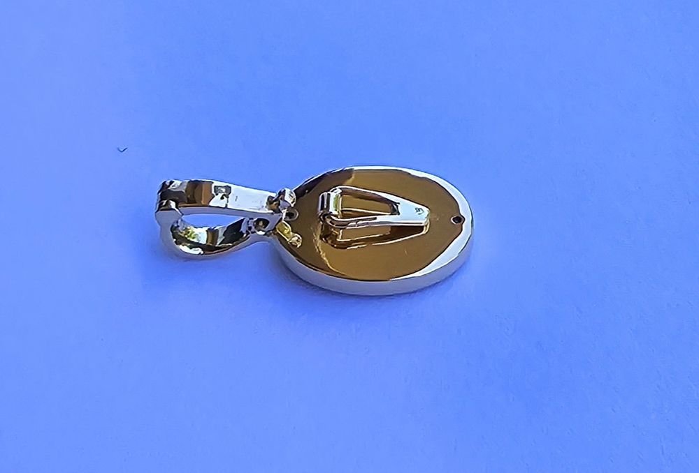 Pandant din aur galben 14k cu opal natural