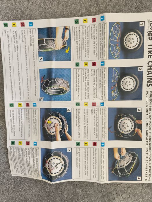 Vand lant auto NOU antiderapant zapada - compatibil roti 13, 14 si 15 inch