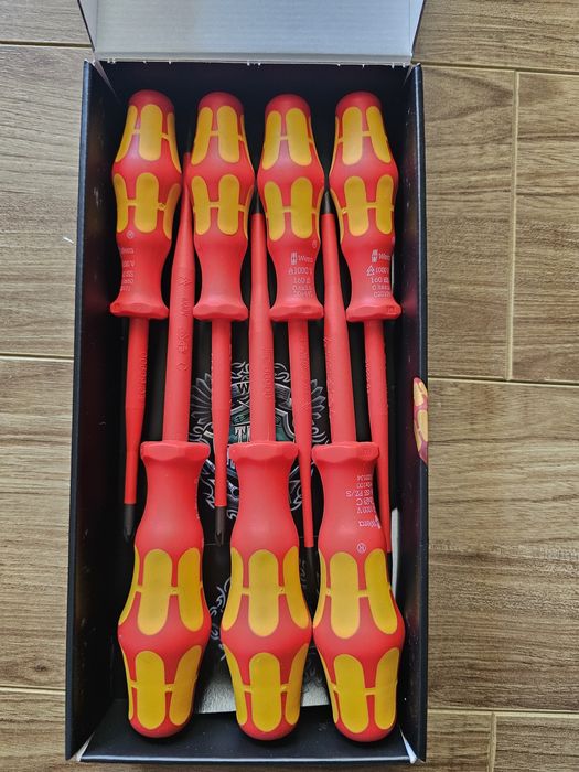 Set 7 surubelnite WERA 160 ISS/7 Kraftform Plus