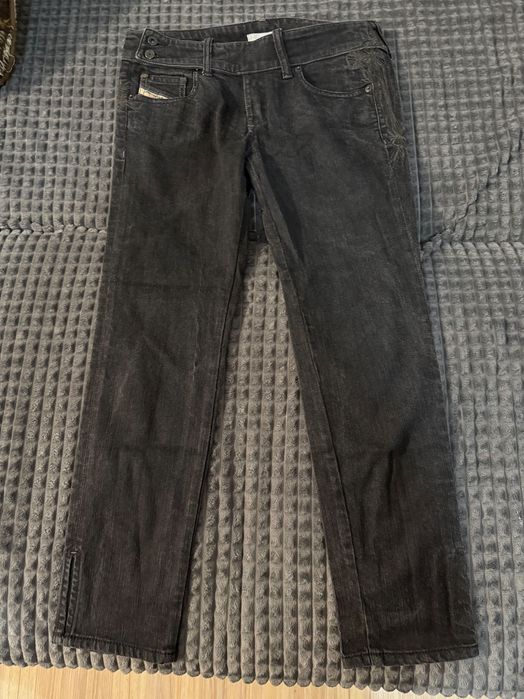 Дънки Diesel, черен цвят