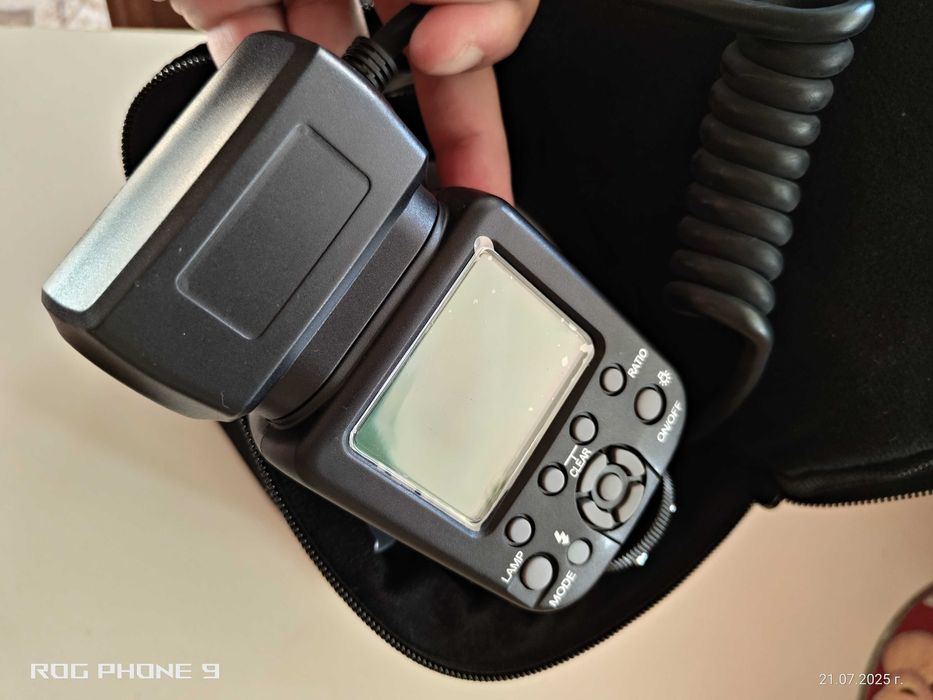 K&F Concept KF-150 I-TTL Макро светкавица с LCD