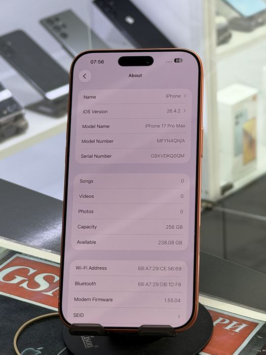 Iphone 17 Pro Max 256Gb
