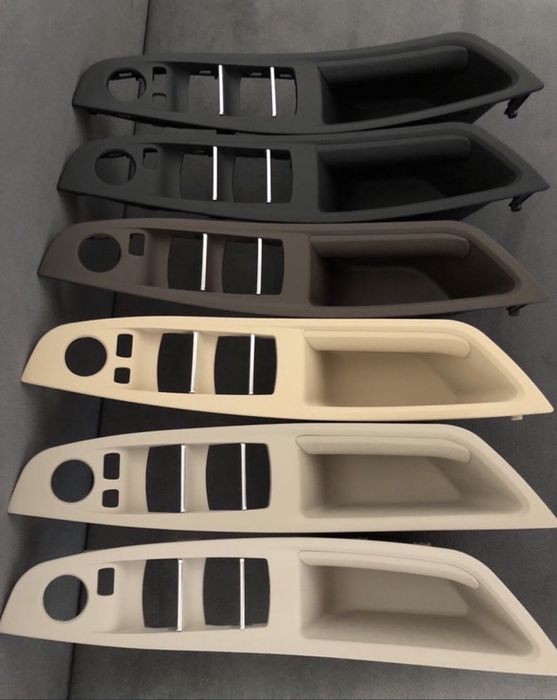 Manere interior fata usa șofer Bmw Seria 5 F10 F11 negru crem oyster