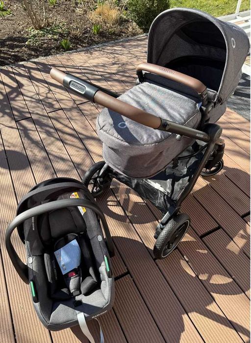 Бебешка количка Maxi-Cosi Zelia S Trio 3в1 ЧИСТО НОВА CabrioFix i-Size