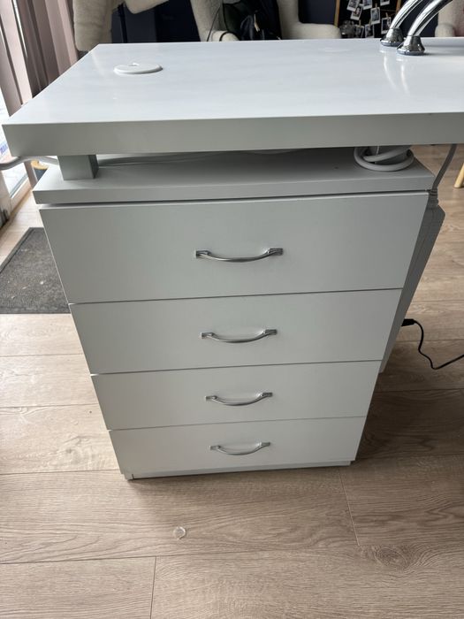 Продавам професионални маси за маникюр + столове – комплект