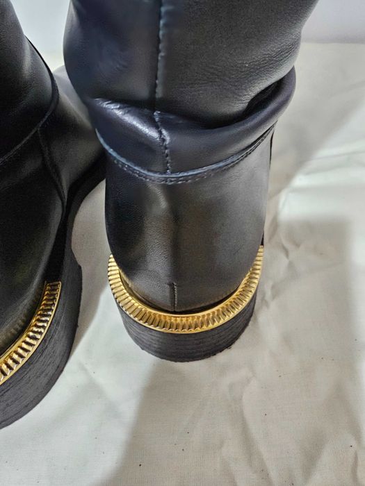 Cizme din piele Salvatore Ferragamo