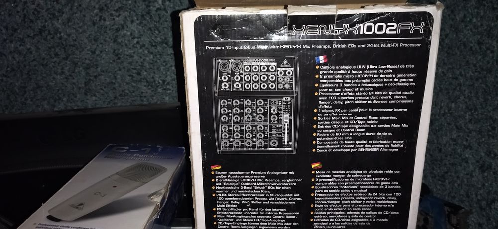 Behringer Mixer 2 Chanel Sotiladi