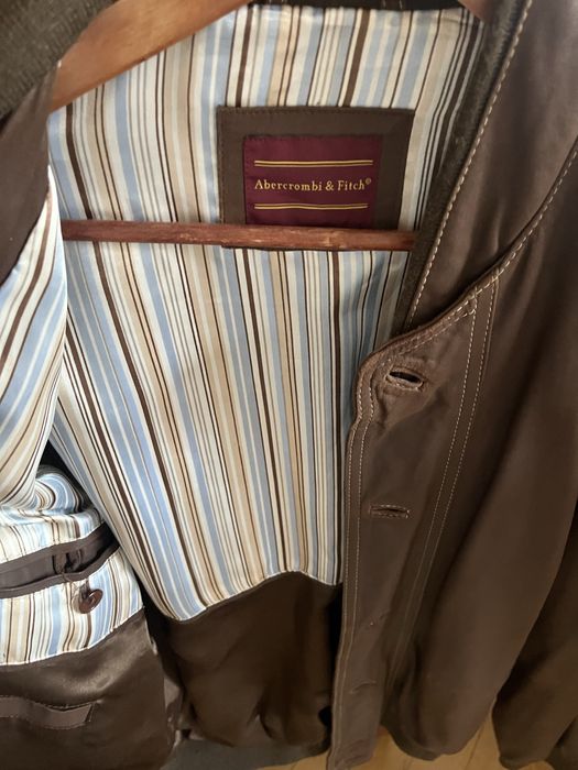 Geacă piele bărbătească Abercombie & Fitch