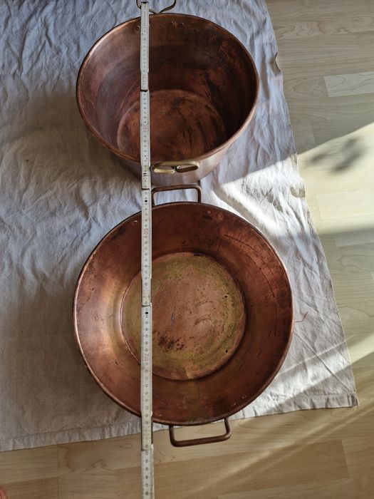 Vând căldare ceaun cupru cazan arama Germania dulceata/zacusca/tocana