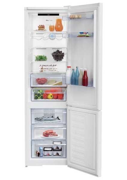 Нов хладилник с фризер Беко/Beko RCNA406E60WN 203 см Total No Frost