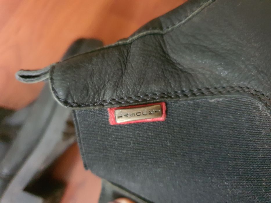 Ghete din piele pana la glezna