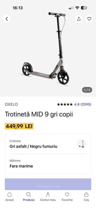 Trotineta Oxelo MID 9 copii