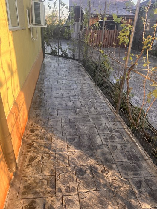 Beton amprentat modele si culori
