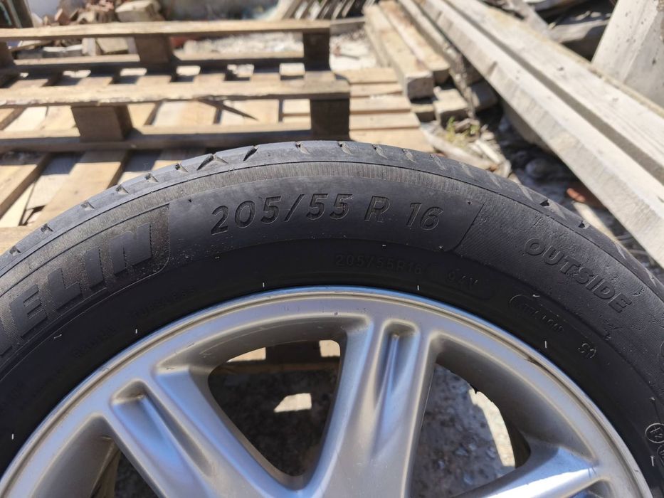 Летни гуми MICHELIN 205/55/R16  с джанти за VOLVO / 4-ри броя