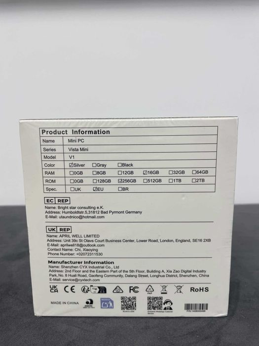 Mini PC ACEMAGIC Vista Mini V1, Procesor N150, 16 GB RAM, SSD 256GB sigilat