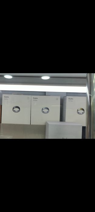 Умное кольцо Oura ring 4 Gold, Ceramic, Silver