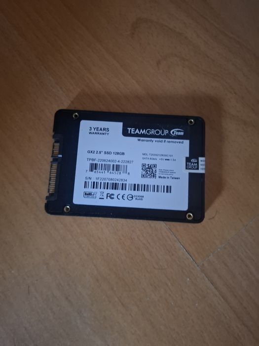 SSD TeamGroup GX2 128GB 2.5” SATA – отлично състояние
