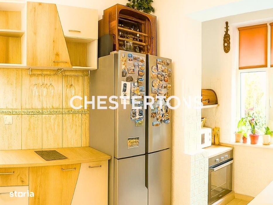 Casa cocheta renovata 2 camere, 2 bai, curte interioara, parc Carol