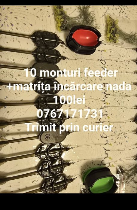 Monturi de feeder cu spin sau bandă