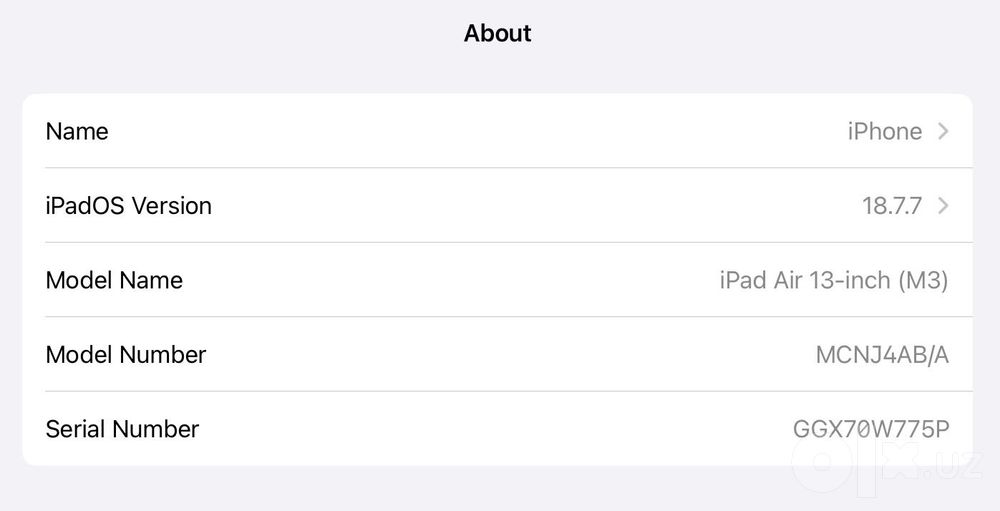 iPad Air M3 13 диум 2025