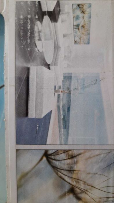 Продавам стъклена картина Глухарчета