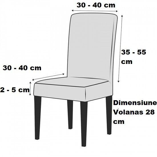 Set 6 huse scaune