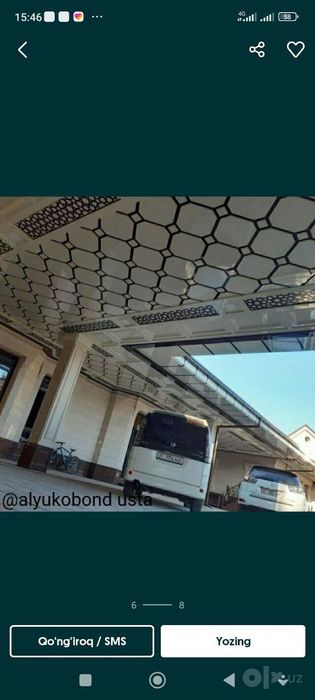 Alkafon mantaj ishlari aluykabond