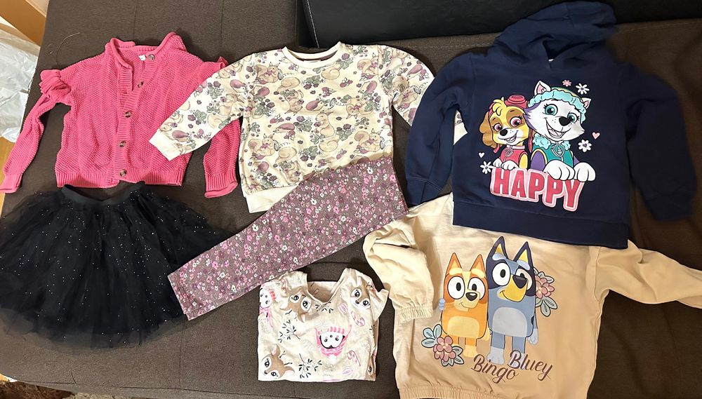 Дрехи за момиче-98 см есен зима лот