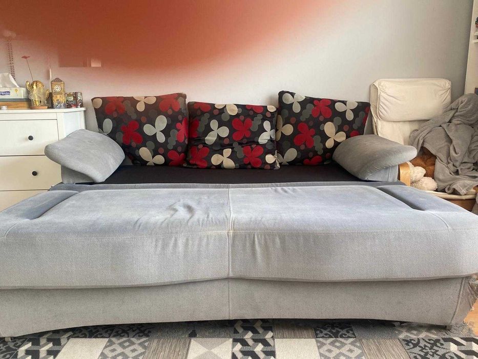 Canapea extensibila gri