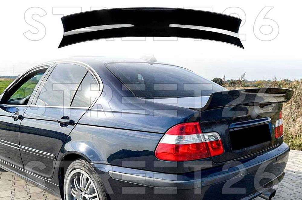 Eleron Portbagaj BMW Seria 3 E46 Sedan (98-05) Ducktail Negru Lucios
