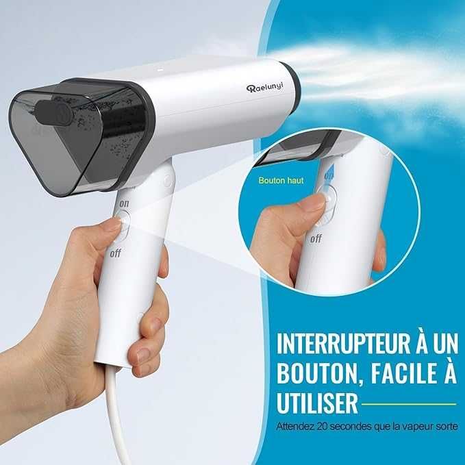 Висококачествена вертикална парна ютия-Сгъваем и преносим дизайн