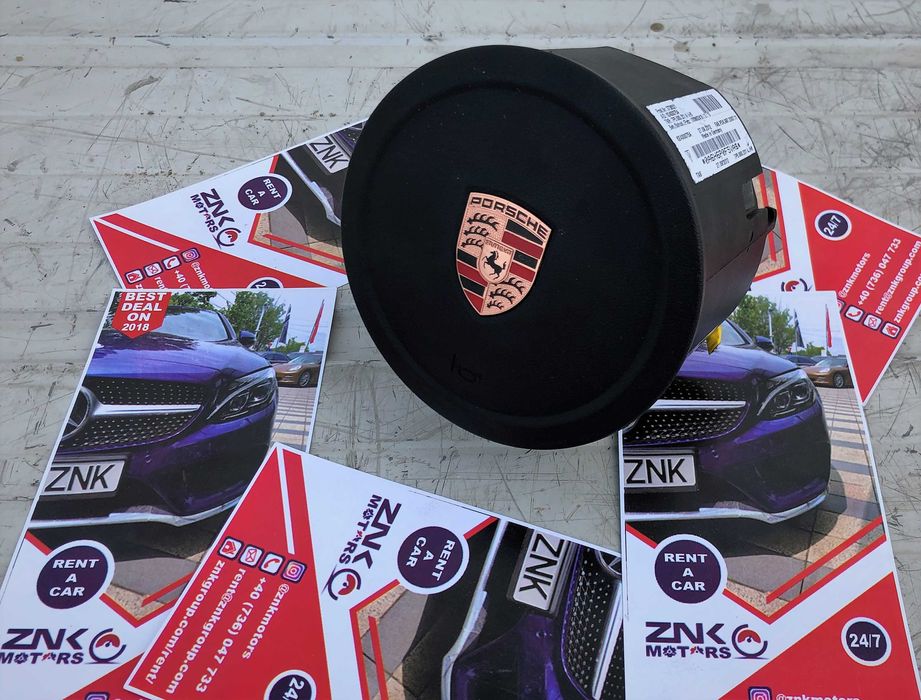 Porsche Cayenne Panamera Macan 911 kit airbag volan pasager centuri