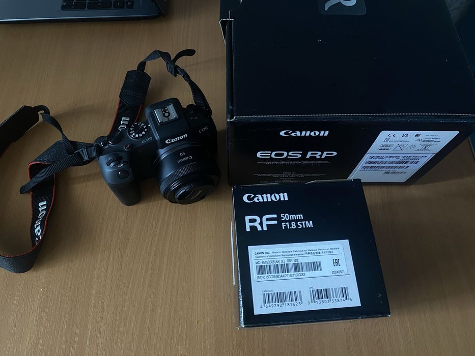 Canon eos rp + объектив 50 mm f1,8