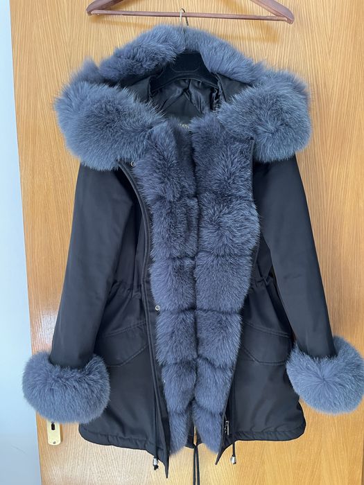 Geaca Parka blana naturala vulpe