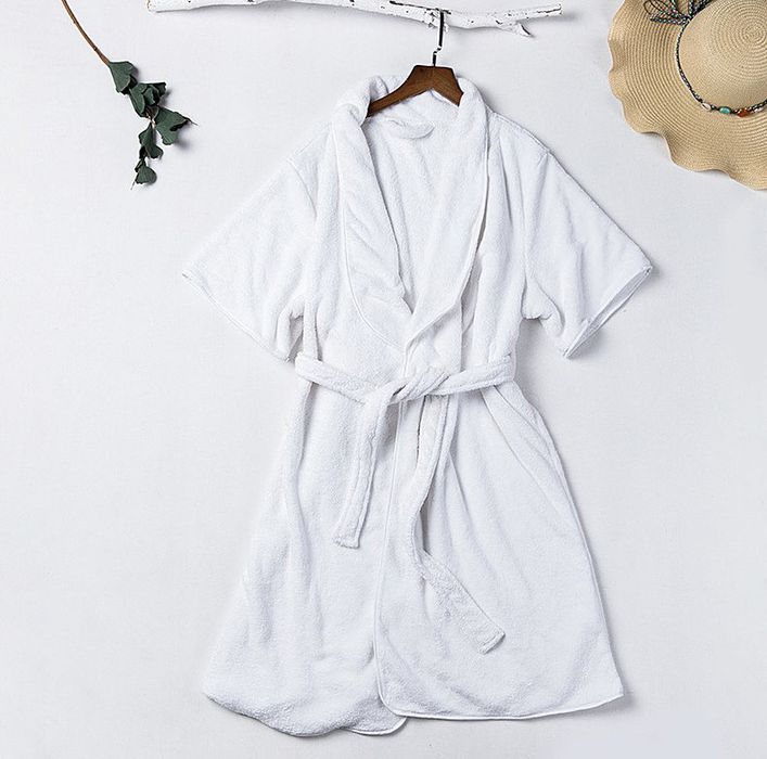 Женский банный халат мохровый