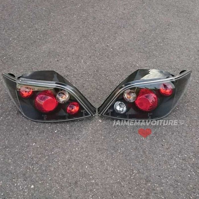 Стопове Пежо 307 Кристални тъмни Тунинг хечбек Peugeot 307 01-05г.